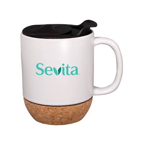 13 oz Barista Ceramic Mug with Cork Bottom