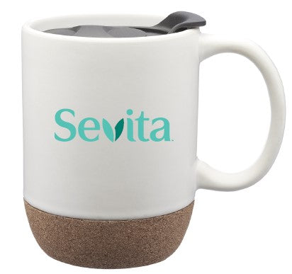 13 oz Barista Ceramic Mug with Cork Bottom