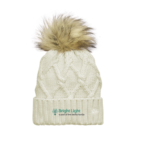 New Era® Faux Fur Pom Beanie