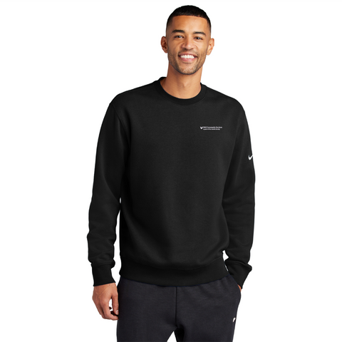 Nike Club Fleece Sleeve Swoosh Crew