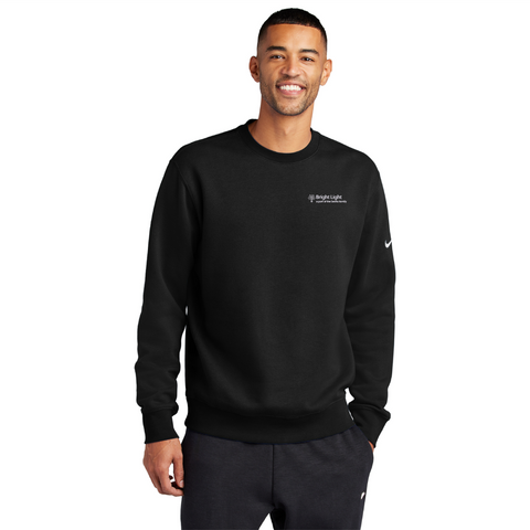Nike Club Fleece Sleeve Swoosh Crew